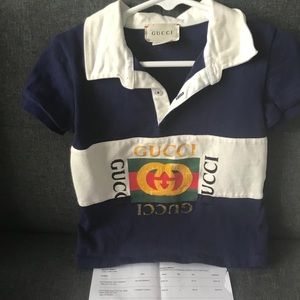 Boys Gucci Polo Top